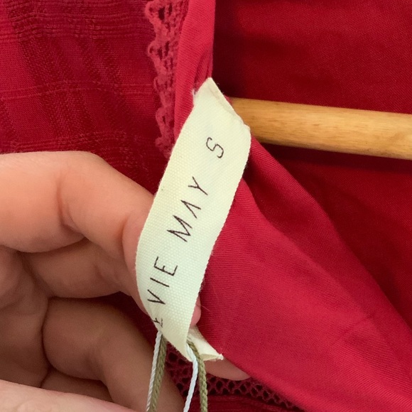 Stevie May Hold On Mini Dress NWT Small Red - Picture 7 of 7